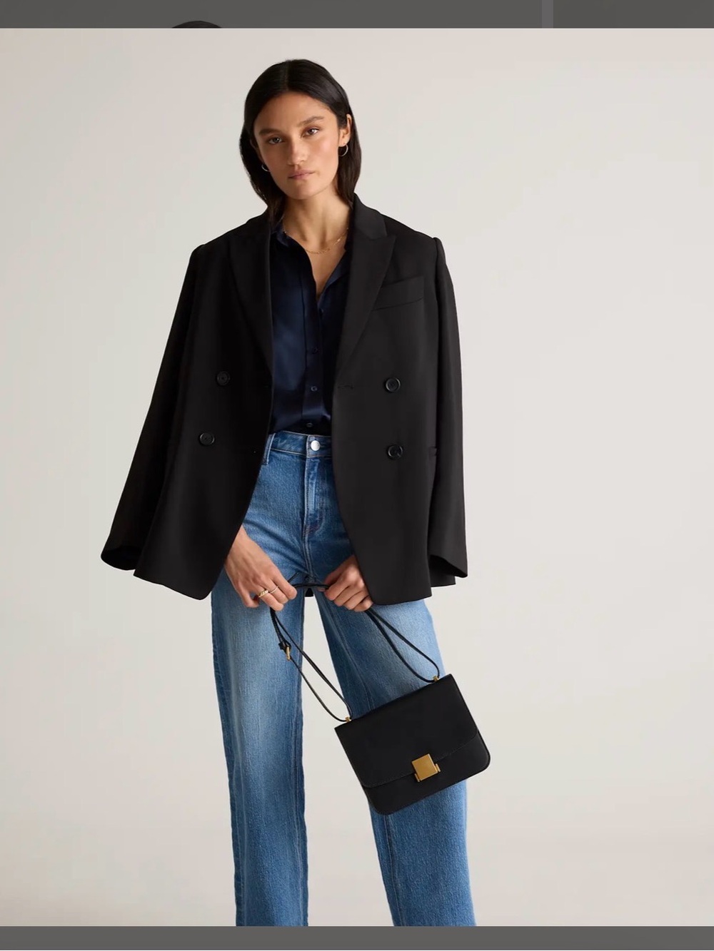 Ralph Lauren Navy Blue Blouse